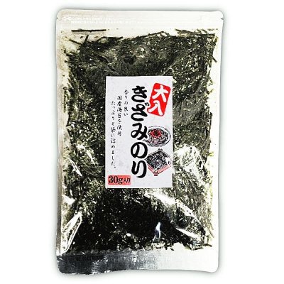 画像1: 美味しさ薫る 大入 きざみのり 30g入 【国内産】