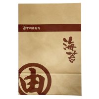 中川海苔店 オリジナル クラフト紙袋 -１０帖用＜マチあり＞
